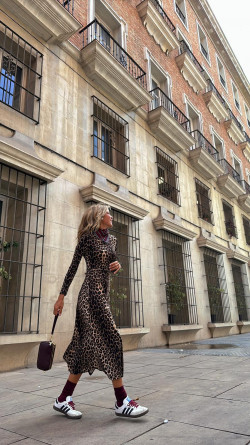 EBEREST leopardo, vestido...