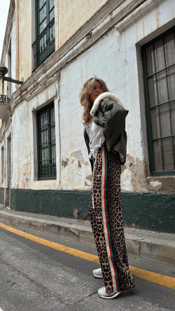 MARTE leopardo, pantalon