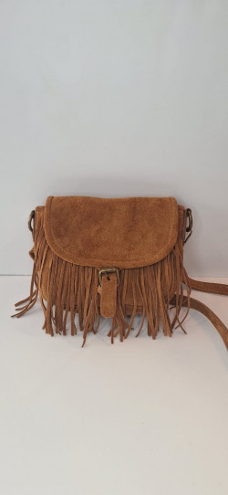 CURIOSE camel, bolso flecos