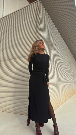 BLANES negro, vestido largo