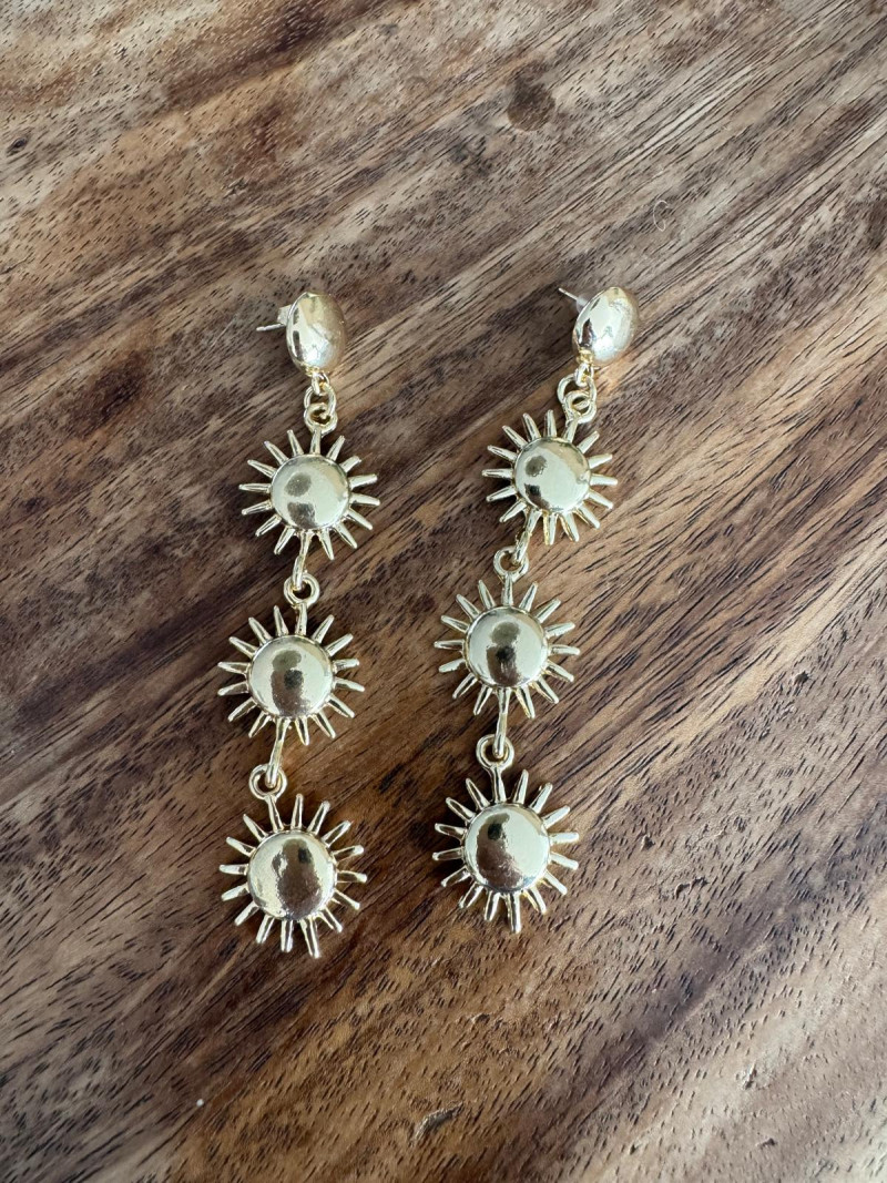 SERPENS dorado, pendientes