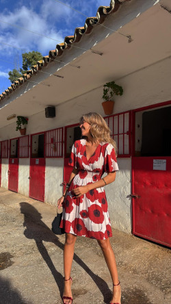 MUÑECA amapola, vestido corto